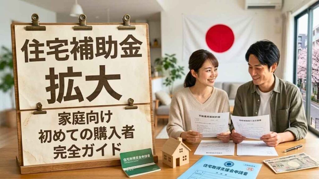 2026年最新｜日本の住宅補助金強化と新しい受給資格・政府支払い計画ガイド